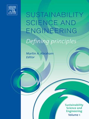 cover image of Sustainability Science and Engineering